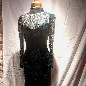 Classy Jessica Mcclintock 90's Vintage Dress